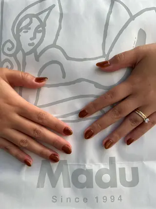 カラー ネイル 【韓国ヘア・ネイル】 HINATA🍒のネイルデザイン