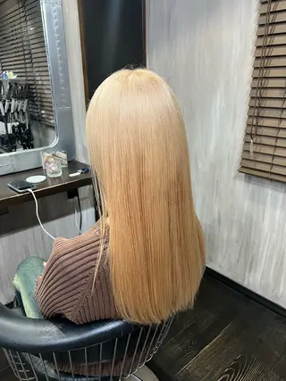 セミロング カラー HAIR SALON M Fes 池袋所属・韓国風艶髪✨ 高松静香☑️のヘアスタイル