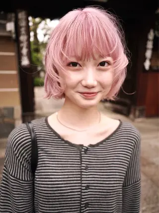 ショート カラー デザイン/レイヤー Kaito🐩/栄のヘアスタイル