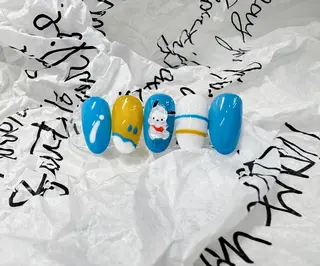 ネイル (∩_∩)ミモネイル /eyelashのネイルデザイン