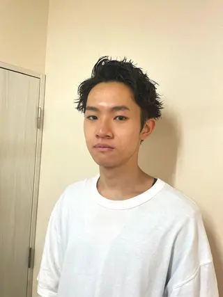 パーマ メンズ amble luxe 伊畑優希のヘアスタイル