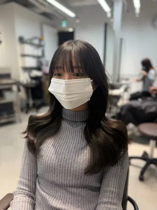 ロング 梅田／髪質改善カラー caho💙のヘアスタイル