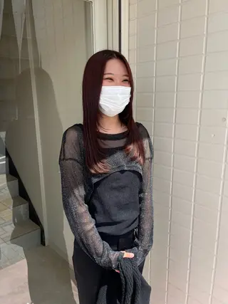 セミロング カラー 中井亜未/ 姫路ボブのヘアスタイル