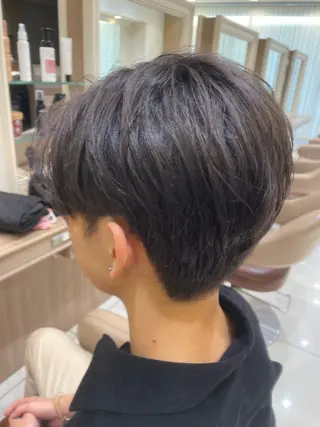 ショート カラー メンズ 韓国ヘアメイク🎀/ 縮毛矯正✨山本媛香のヘアスタイル