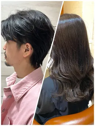 ロング カラー メンズ 仲宗根 美鈴のヘアスタイル