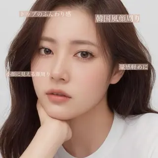 セミロング 映える顔まわり/前髪 特化 💗 ユキマのヘアスタイル