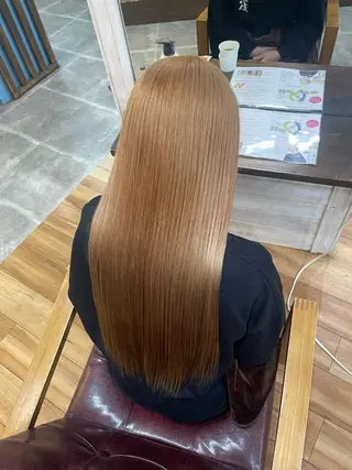 ロング カラー SOYON西大寺店所属・ダブルカラー/ 髪質改善💎安藤のヘアスタイル