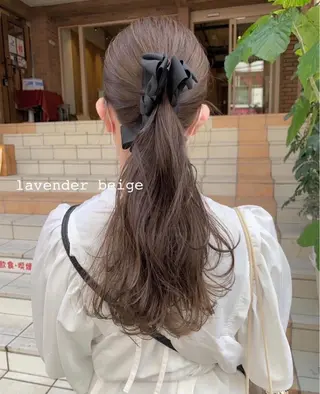 ロング 透明感カラ️ー☆ NEONAのヘアスタイル