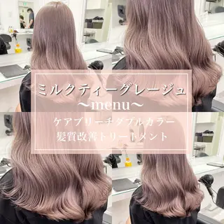 セミロング カラー 💎透明感カラー /kaito💎のヘアスタイル