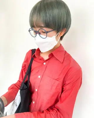 ショート パーマ、髪質改善 菊地美月のヘアスタイル