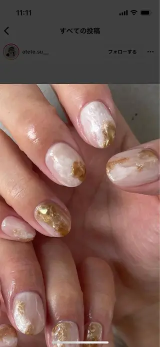 カラー ネイル scre as Etelのネイルデザイン