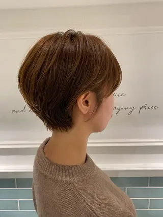 ショート 髪質改善レイヤー/ ボブたんの翔太のヘアスタイル
