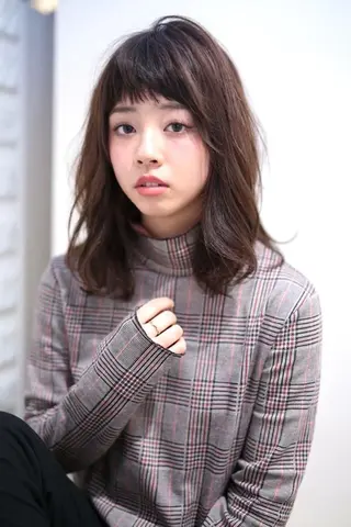 ミディアム 青木 大輔のヘアスタイル