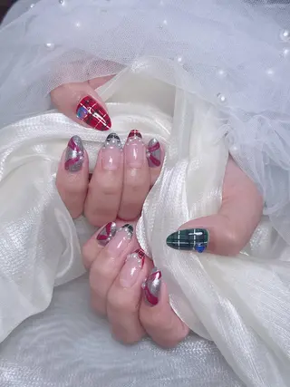 ネイル 🎀も ものネイルデザイン