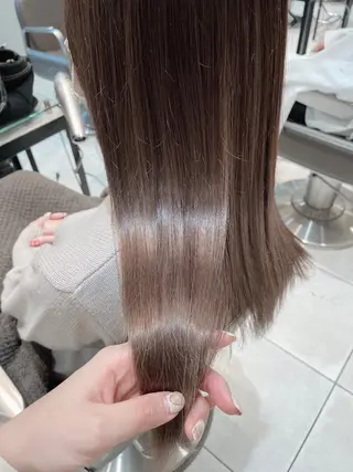 セミロング カラー 🦖鶴岡香純🦖 育休中のヘアスタイル