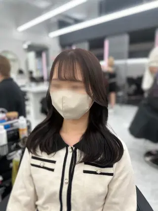 ロング カラー パーマ ヘアアレンジ メンズ キッズ ♥️韓国ヘア レイヤー♥️ゆりのヘアスタイル