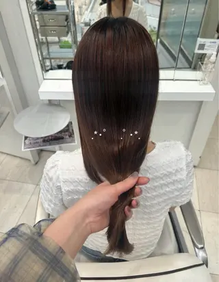 ロング ありむらもえ/ 透明感カラーのヘアスタイル