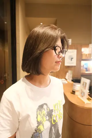 カラー ブリーチ/ボブ 373☆鎌倉 湘南のヘアスタイル