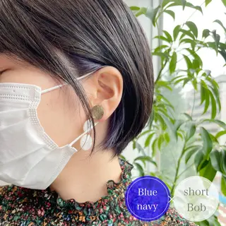 ショート カラー アンブレラカラー💫 フェイスフレーミングのヘアスタイル