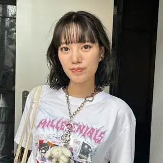 ミディアム パーマ 🌿ボブ パーマ高橋啓太🌿のヘアスタイル