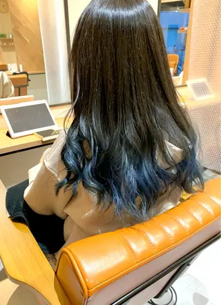 ロング カラー 森田 尚貴のヘアスタイル