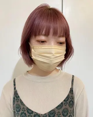 ミディアム ୨୧柔らかいカラー nozomi ୨୧のヘアスタイル