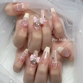 ネイル HANA 長さだしのネイルデザイン