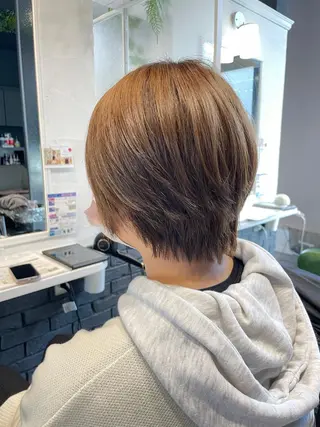 ショート カラー TELAHAIR 副代表　菊池謙のヘアスタイル