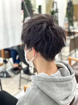 メンズ 男性女性カットモデル 募集中西郷桃代のヘアスタイル