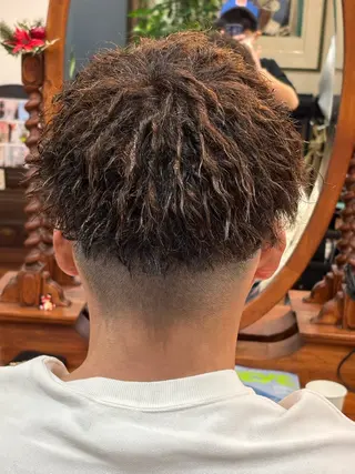 ショート カラー パーマ メンズ おしゃれ泥棒 石原メンズ特化美容師のヘアスタイル