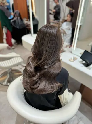 ロング カラー 韓国レイヤー🇰🇷 韓国研修◎渋谷カイトのヘアスタイル