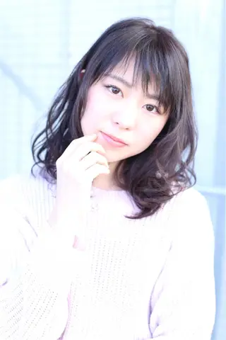 ミディアム カラー ブレス渡辺 康介のヘアスタイル