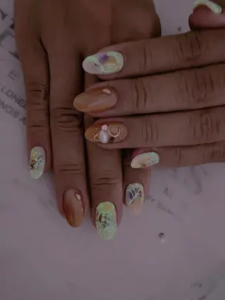 ネイル 長さだし専門店 M2　rikaのネイルデザイン