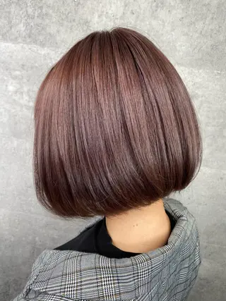 ミディアム カラー 🌿海山龍馬🌿前髪 /顔まわり/レイヤーのヘアスタイル