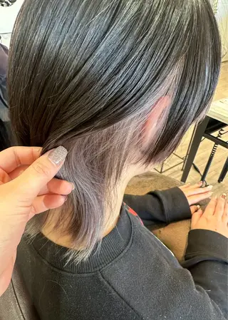 ミディアム ツヤ髪質改善 💜れいな💜のヘアスタイル