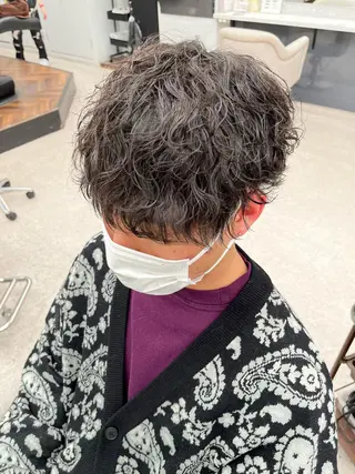 パーマ メンズ 🍐シャドウパーマ メンズ特化/守岡🍐のヘアスタイル