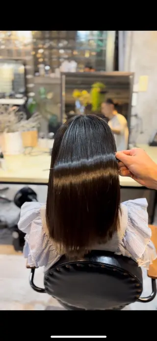 ミディアム 🪐縮毛矯正／海陸 翔のヘアスタイル