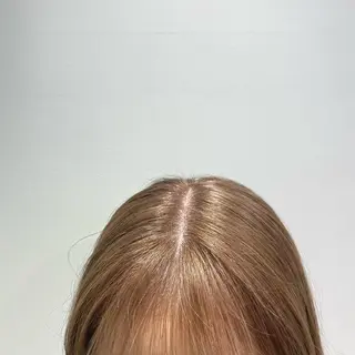 セミロング カラー パーマ ヘアアレンジ ネイル マツエク・マツパ 韓国風ベージュ🤎 赤みなし🌿横浜🤎のヘアスタイル