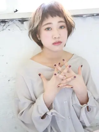 ショート 石渡このみ 🍊レイヤーカットのヘアスタイル