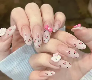 ネイル H3 Nail Tsuki🦋💙のネイルデザイン