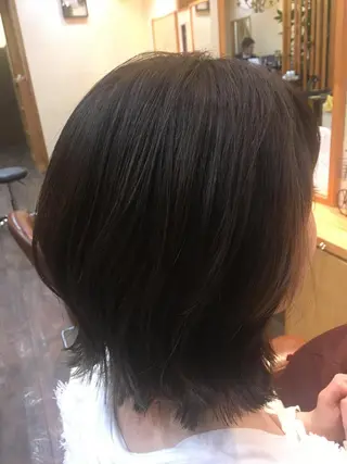 ミディアム カラー ヘアアレンジ ✨🌿大人可愛い愛さ れhair🌿✨松本のヘアスタイル