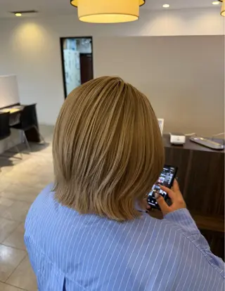 ショート Grandoll Luxe所属・大神 鈴夏のヘアスタイル