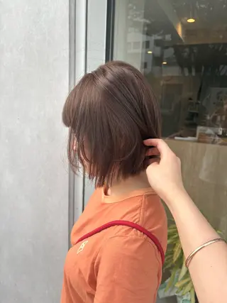 ミディアム 【benji】 rena satouのヘアスタイル