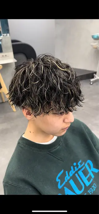 カラー パーマ メンズ fifth リュウセイのヘアスタイル