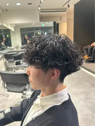 ショート パーマ メンズ 🌀メンズパーマ特化 /しゅうと🌀のヘアスタイル