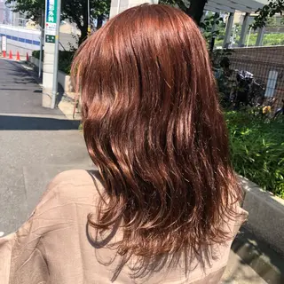 ミディアム カラー パーマ ヘアアレンジ 【ツヤ髪美容師】 ツダケイスケのヘアスタイル