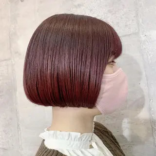 ミディアム カラー 韓国ヘア /男女❄️ 細江 美紅のヘアスタイル