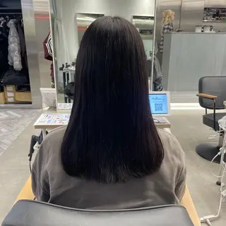 セミロング カラー ななみ.⋆𝜗𝜚 艶カラー/まつパのヘアスタイル