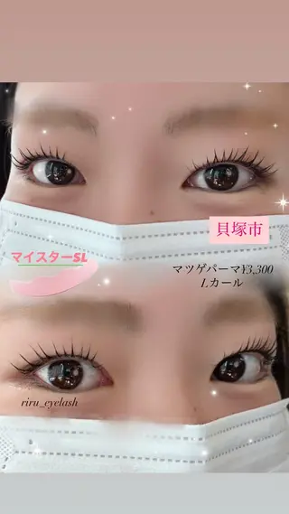 マツエク・マツパ enable所属・Riru eyelashのマツエク・マツパデザイン
