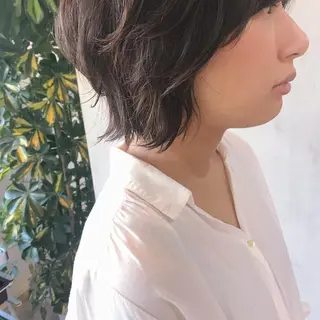 ショート カラー ヘアアレンジ stylist/蛯谷 珠里のヘアスタイル